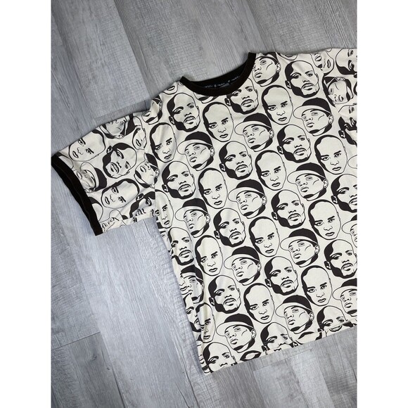 RARE Vintage Ruff Ryders 2000 Tour Rap Hip Hop Tee Shirt DMX Eve AOP Size 3XL N - Picture 2 of 7